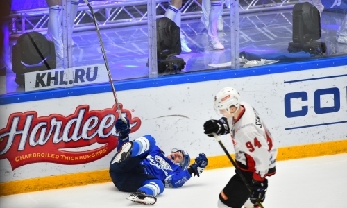 Фоторепортаж с матча КХЛ «Барыс» — «Авангард» 3:4