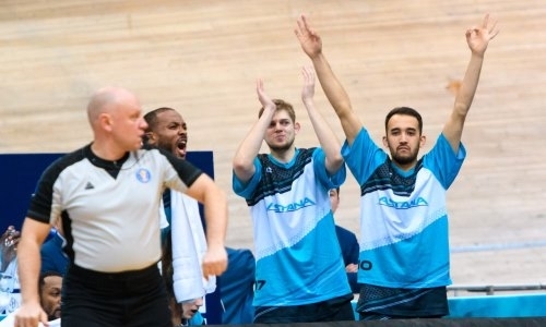 Фоторепортаж с матча ВТБ «Астана» — «Цмоки-Минск» 77:59