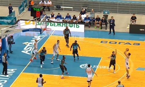 Видеообзор матча ВТБ «Астана» — «Цмоки-Минск» 77:59