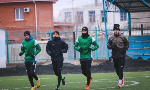 Фоторепортаж с утренней тренировки «Атырау»