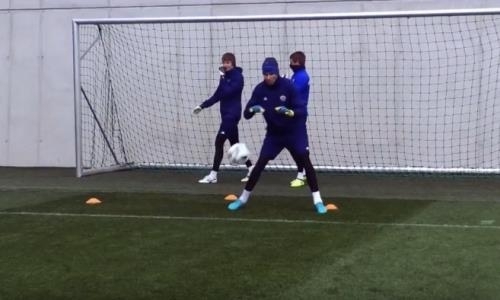 Видео тренировки сборной Казахстана