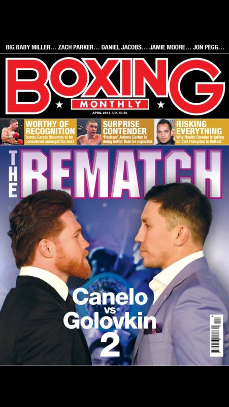 Головкин и Альварес попали на обложку известного журнала о боксе