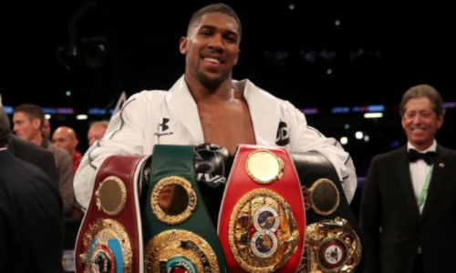 Джошуа сравнялся с Головкиным по количеству поясов чемпиона мира