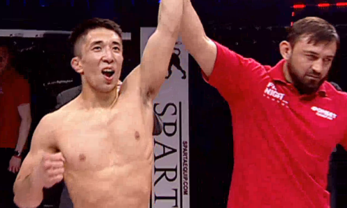 Первый казахстанский боец победил на турнире Fight Nights Global 86
