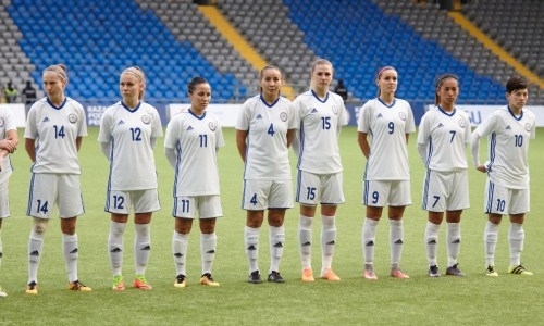 Женская сборная Казахстана ведет подготовку к матчу с Россией