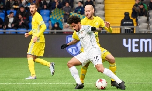 Завершился первый тайм матча «Астана» — «Кайрат»