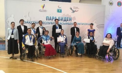 Чемпионат Казахстана по танцам на колясках прошел в Астане