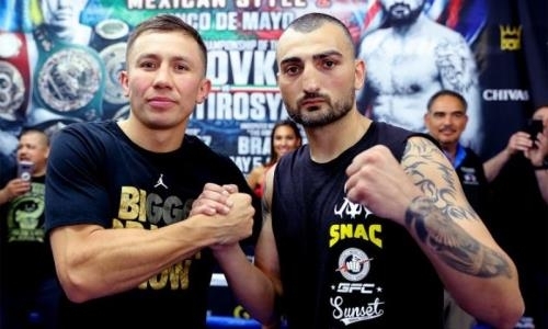 Благотворительный показ боя Головкин — Мартиросян пройдет в Астане