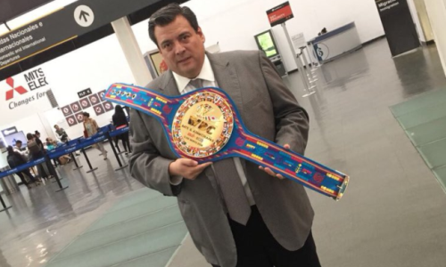 Специальный пояс WBC, за который поборется Головкин, отправился в Лос-Анджелес