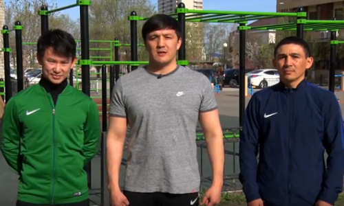 Атырауские спортсмены передали челлендж Канату Исламу и Юрию Мельниченко