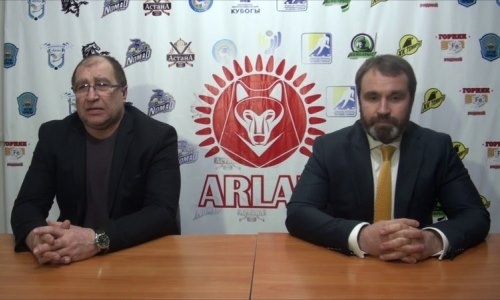 Видео послематчевой пресс-конференции игры плей-офф чемпионата РК «Арлан» — «Темиртау» 3:2 