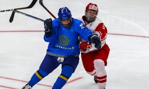 Фоторепортаж с матча юниорского чемпионата мира-2018 Казахстан — Дания 2:4