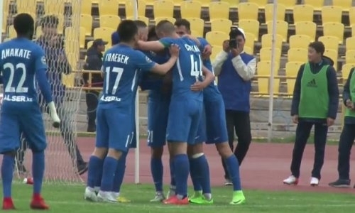 Видео гола Ерланова матча Премьер-Лиги «Ордабасы» — «Актобе»