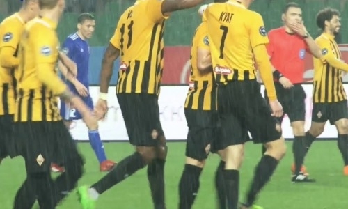 Видео гола Жукова матча Премьер-Лиги «Кайрат» — «Акжайык»