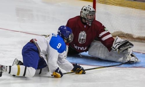 Фоторепортаж с матча юниорского чемпионата мира-2018 Латвия — Казахстан 2:1
