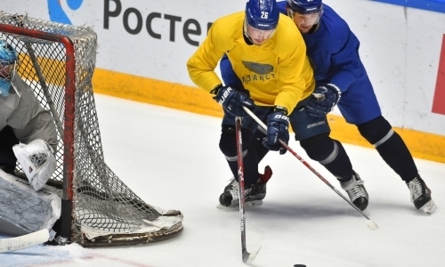 Фоторепортаж с двустороннего матча сборной Казахстана