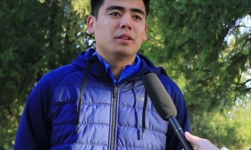 Видеосюжет о «Ордабасы» перед вылетом в Уральск