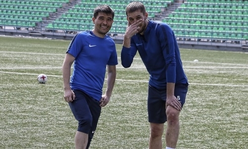 Фоторепортаж с предматчевой тренировки «Иртыша» в Кызылорде