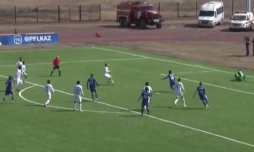 Видео удаления Спахии и нереализованного пенальти матча Премьер-Лиги «Акжайык» — «Ордабасы»