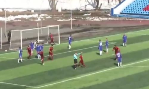 Видео гола Пуношеваца матча Премьер-Лиги «Кызыл-Жар СК» — «Жетысу»