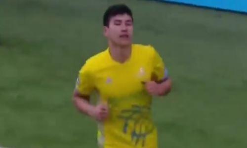 Видео гола Зайнутдинова матча Премьер-Лиги «Астана» — «Кайрат»