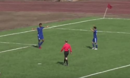 Видео второго гола Эсеолы матча Премьер-Лиги «Акжайык» — «Ордабасы»