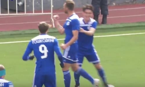Видео великолепного гола Касьянова матча Кубка Казахстана «Окжетпес» — «Кайрат»