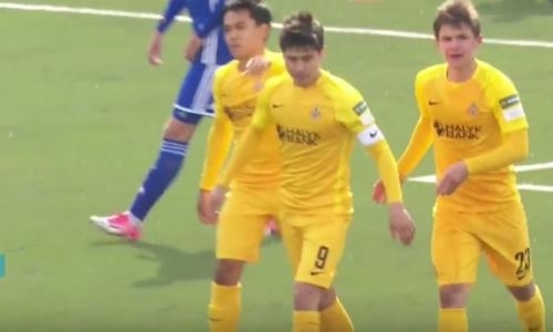 Видео второго гола Исламхана матча Кубка Казахстана «Окжетпес» — «Кайрат»