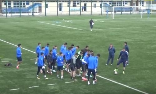 Видео предыгровой тренировки «Жетысу Б»