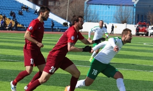 Фоторепортаж с матча Премьер-Лиги «Кызыл-Жар СК» — «Атырау» 1:1