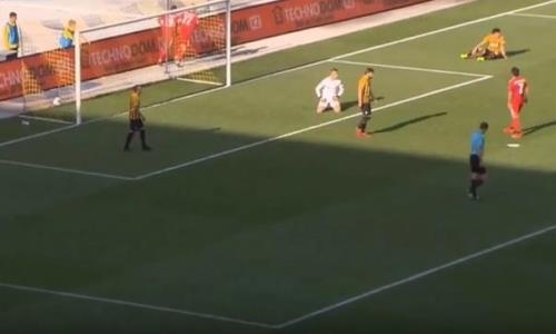 Видео гола Курьора матча Премьер-Лиги «Кайрат» — «Кайсар»