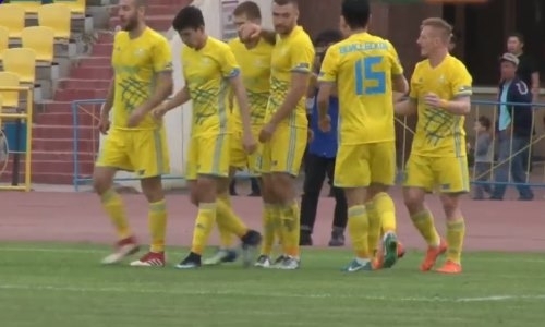 Видео гола Щеткина матча Премьер-Лиги «Ордабасы» — «Астана»