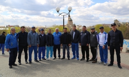 Фоторепортаж с УТС сборной Казахстана в Харькове