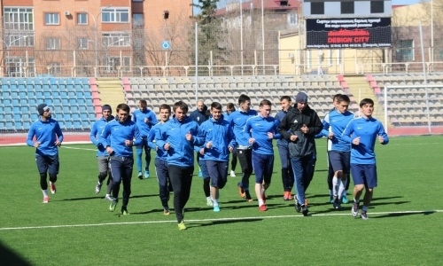 Фоторепортаж с тренировки «Окжетпеса»