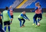 Фоторепортаж с предыгровой тренировки женской сборной Казахстана