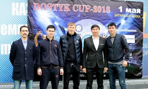 Бейсебеков и Постников приняли участие в открытии детского турнира