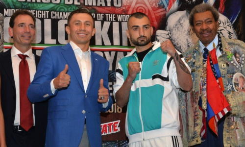 Озвучены гарантированные гонорары Головкина и Мартиросяна за бой 5 мая