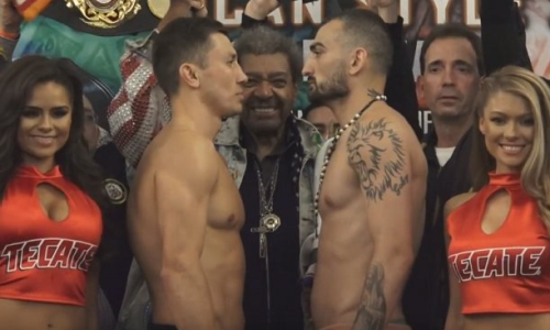 Головкин и Мартиросян провели финальную дуэль взглядов