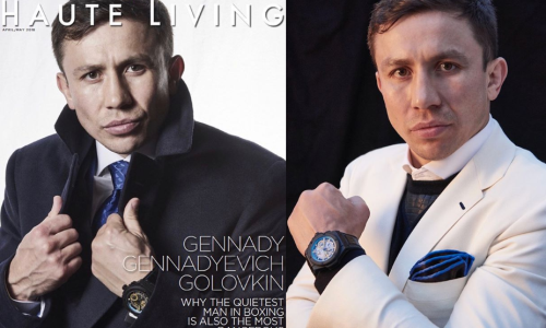 Головкин попал на обложку журнала о роскоши перед боем с Мартиросяном