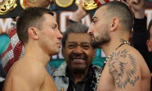 В Казахстане началась трансляция вечера бокса Головкин — Мартиросян