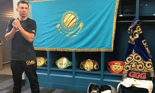 Головкин прибыл на арену для боя с Мартиросяном