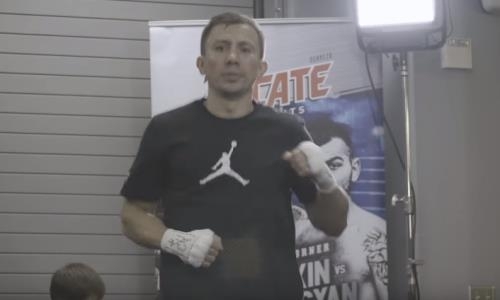 Головкин представил видеосюжет о бое с Мартиросяном