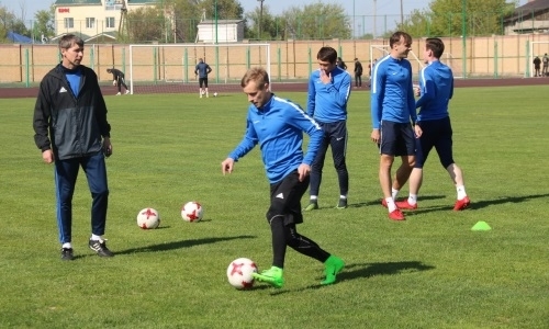 Фоторепортаж с предыгровой тренировки «Окжетпеса»