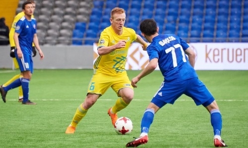 Трансляция перенесенного матча Премьер-Лиги «Акжайык» — «Астана»