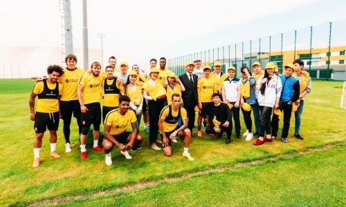 Студенты побывали в гостях у «Кайрата»