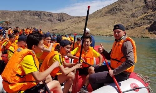 Воспитанники «Кайрата» совершили сплав по реке