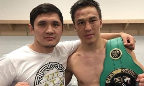 «Astana Arlans» поздравил Джукембаева с победой в титульном поединке