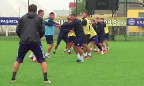 Видео предыгровой тренировки «Жетысу Б» в Алматы