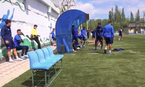 Видео предыгровой тренировки «Жетысу Б»