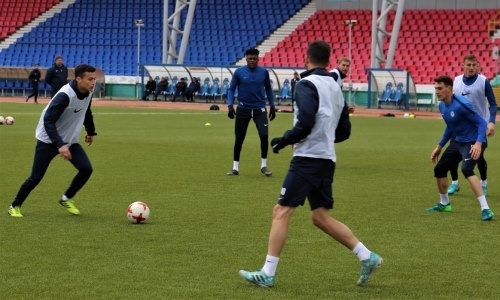 Фоторепортаж с предыгровой тренировки «Иртыша»